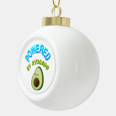 Aangedreven door Avocado Keramische Bal Ornament (Rechts)