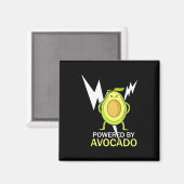 Aangedreven door Avocado Magneet (Voorkant / Achterkant)