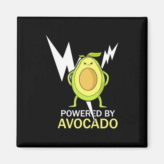 Aangedreven door Avocado Magneet (Voorkant)