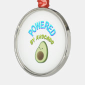 Aangedreven door Avocado Metalen Ornament (Links)