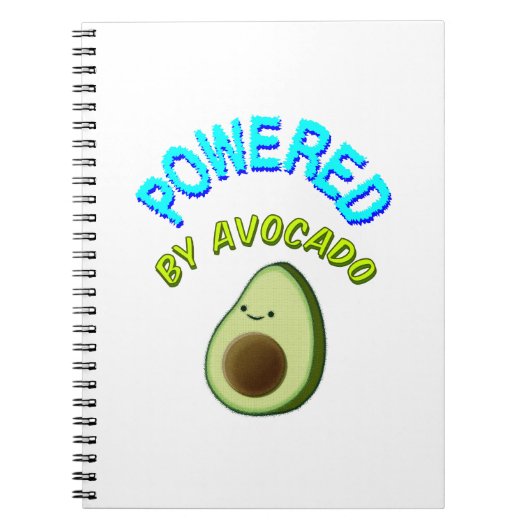 Aangedreven door Avocado Notitieboek (Voorkant)