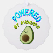 Aangedreven door Avocado Ornament Kaart (Voorkant)