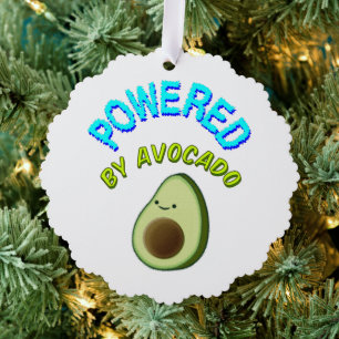 Aangedreven door Avocado Ornament Kaart