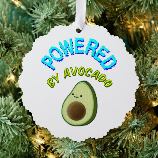 Aangedreven door Avocado Ornament Kaart (Insitu (Drie))