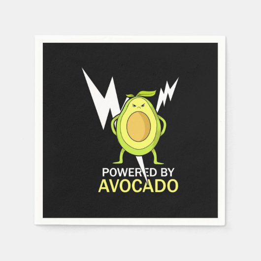Aangedreven door Avocado Servet (Voorkant)