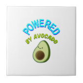 Aangedreven door Avocado Tegeltje (Voorkant)