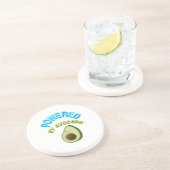 Aangedreven door Avocado Zandsteen Onderzetter (Zijkant)