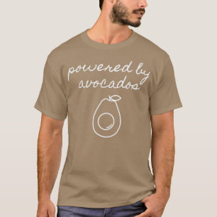 Aangedreven door Avocados Funny Joke Gift Mannen T-shirt