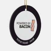 Aangedreven door Bacon 2 Keramisch Ornament (Rechts)