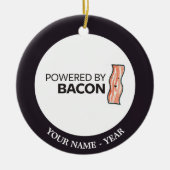 Aangedreven door Bacon 2 Keramisch Ornament (Voorkant)