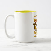 Aangedreven door Bananas & Coffee Mok (Links)