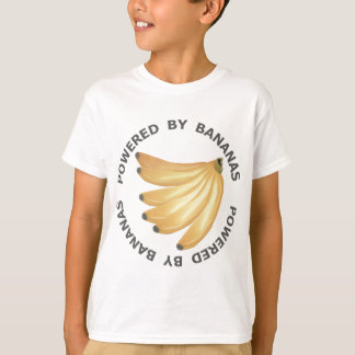 Aangedreven door bananen t-shirt