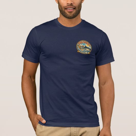 Aangedreven door Big Tuna T-shirt (Voorkant)