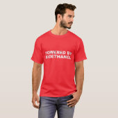 Aangedreven door bio-ethanol t-shirt (Voorkant volledig)