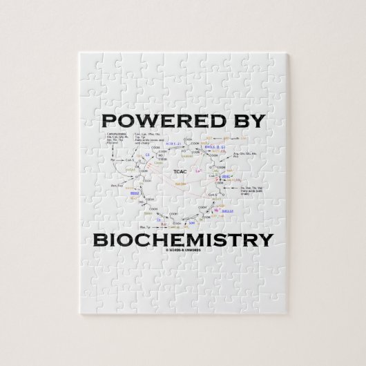 Aangedreven door biochemie (krebs-cyclus) legpuzzel (Verticaal)