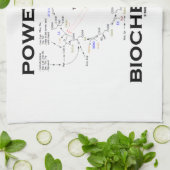 Aangedreven door biochemie (krebs-cyclus) theedoek (Gevouwen)