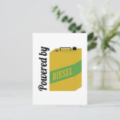 Aangedreven door briefkaart (Staand voorkant)