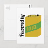 Aangedreven door briefkaart (Voorkant / Achterkant)