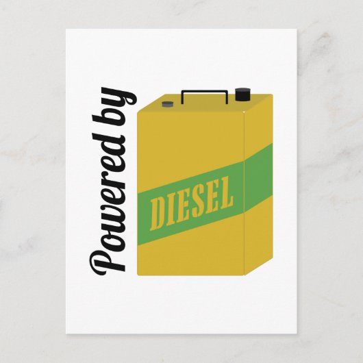 Aangedreven door briefkaart (Voorkant)