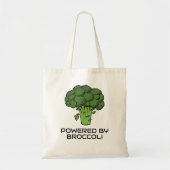Aangedreven door Broccoli Reused Canvas Grocery Tote Bag (Voorkant)