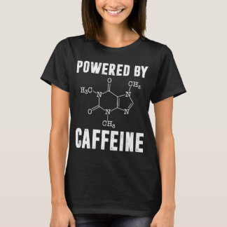 Aangedreven door Cafeïne Scientist Coffee T-shirt