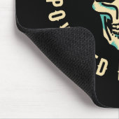 Aangedreven door cafeïne - Skull Energy Muismat (Hoek)