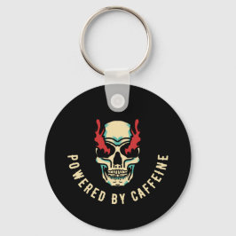 Aangedreven door cafeïne - Skull Energy Sleutelhanger
