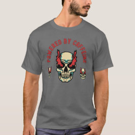 Aangedreven door cafeïne - Skull Energy T-shirt