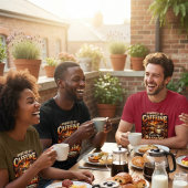 Aangedreven door Caffeïne - Coffeeliefhebber T-shirt