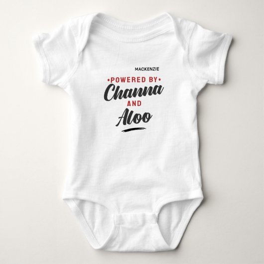 Aangedreven door Channa en Aloo Romper (Voorkant)
