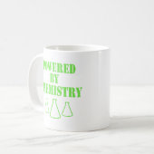 Aangedreven door chemie-Mok Koffiemok (Voorkant links)