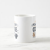 Aangedreven door Coffee & AI Retro Tech Vector Koffiemok (Center)