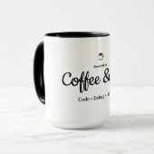 Aangedreven door Coffee & C# | Programmeur koffiem Mok (Voorkant links)