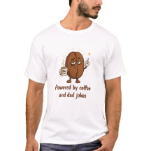 Aangedreven door Coffee Cute Coffee Bean Vaderdag