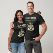 Aangedreven door Coffee Lijst Maker T-shirt (Unisex)