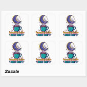 Aangedreven door Coffee Night Shift Sticker (Vel)
