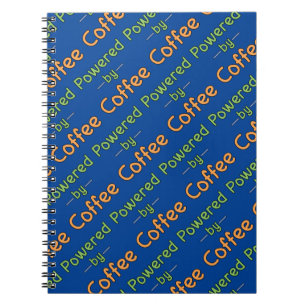 Aangedreven door Coffee notitieboek