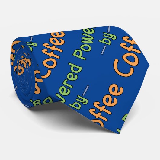 Aangedreven door Coffee Stropdas (Opgerold)