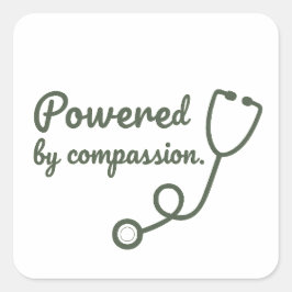 Aangedreven door Compassion Sticker