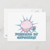 Aangedreven door cupcakes briefkaart (Voorkant / Achterkant)