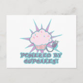 Aangedreven door cupcakes briefkaart (Voorkant)