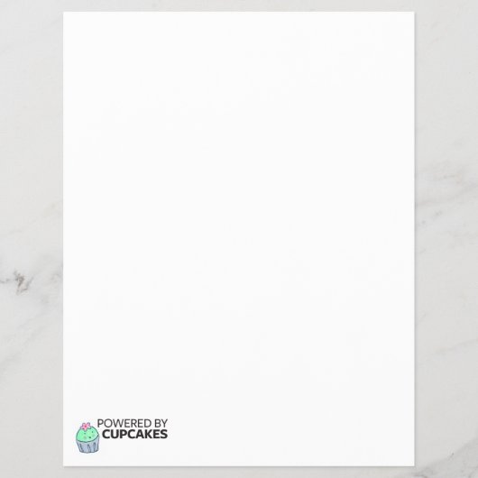 Aangedreven door cupcakes flyer (Voorkant)