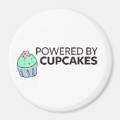 Aangedreven door cupcakes magneet (Voorkant)