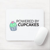 Aangedreven door cupcakes muismat (Met muis)