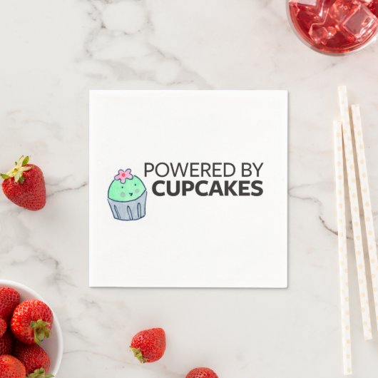 Aangedreven door cupcakes servetten (Insitu)