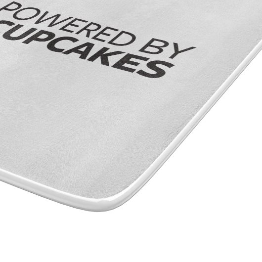 Aangedreven door cupcakes snijplank (Hoek)