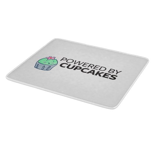 Aangedreven door cupcakes snijplank (Hoek)