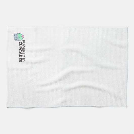 Aangedreven door cupcakes theedoek (Horizontaal)