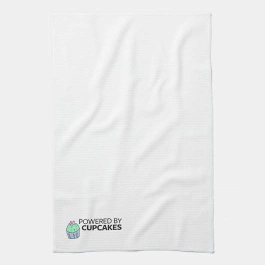 Aangedreven door cupcakes theedoek (Verticaal)