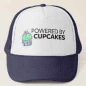Aangedreven door cupcakes trucker pet (Voorkant)